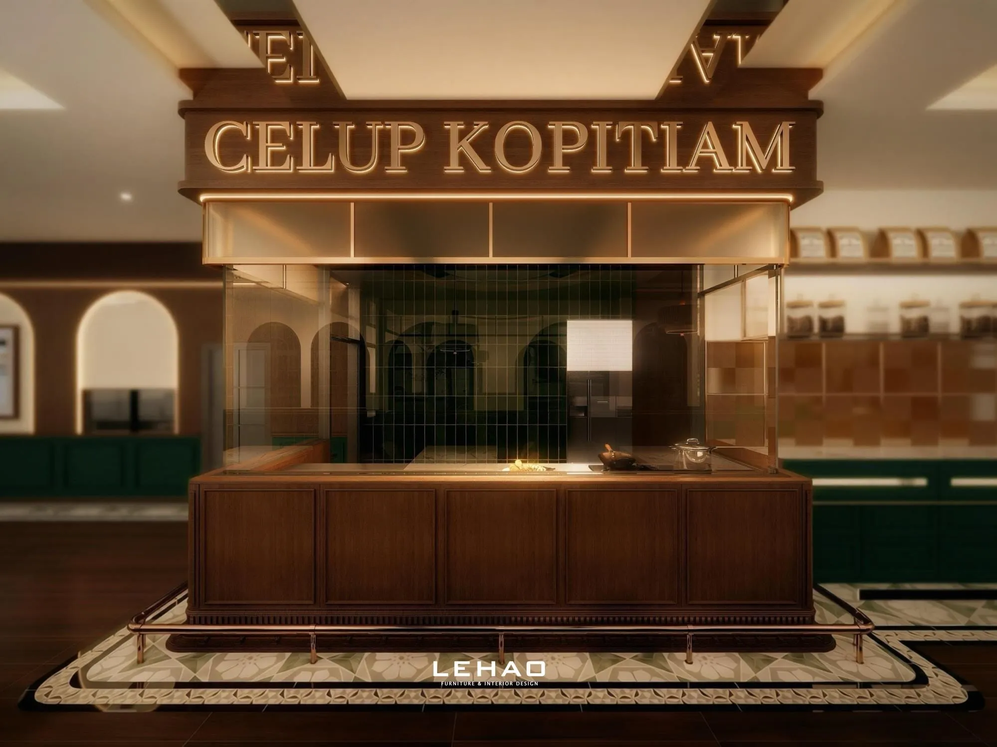 Celup Kopitiam · 3D 设计图 24